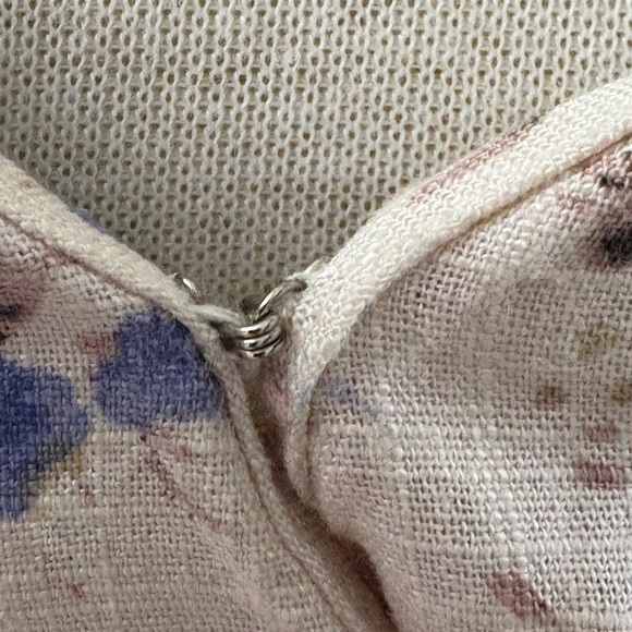 ASTR the Label Linen Blend Floral Ruched Wrap Top - Picture 3 of 10